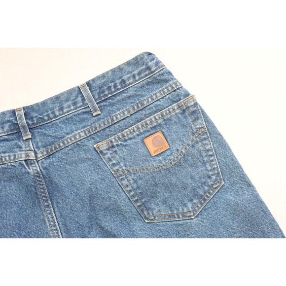 Carhartt Other - Carhartt B21 DST Denim Flannel Lined Jeans Rugged Work Wear Mens Sz 40 x 30‎